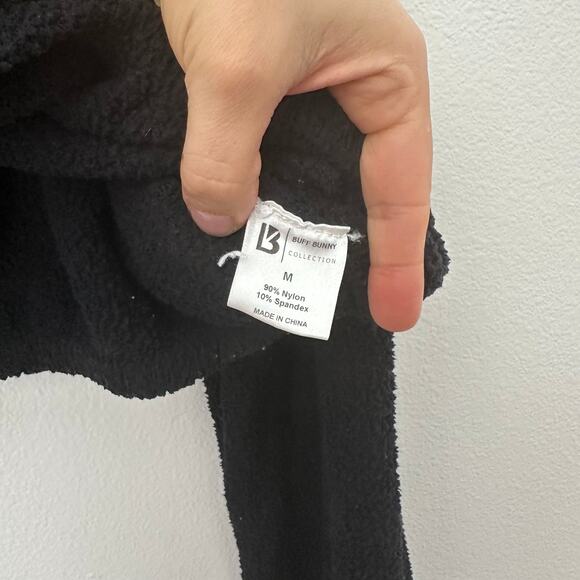 Buffbunny Cloud Long Sleeve Crop Onyx Black Size Medium - Picture 4 of 6